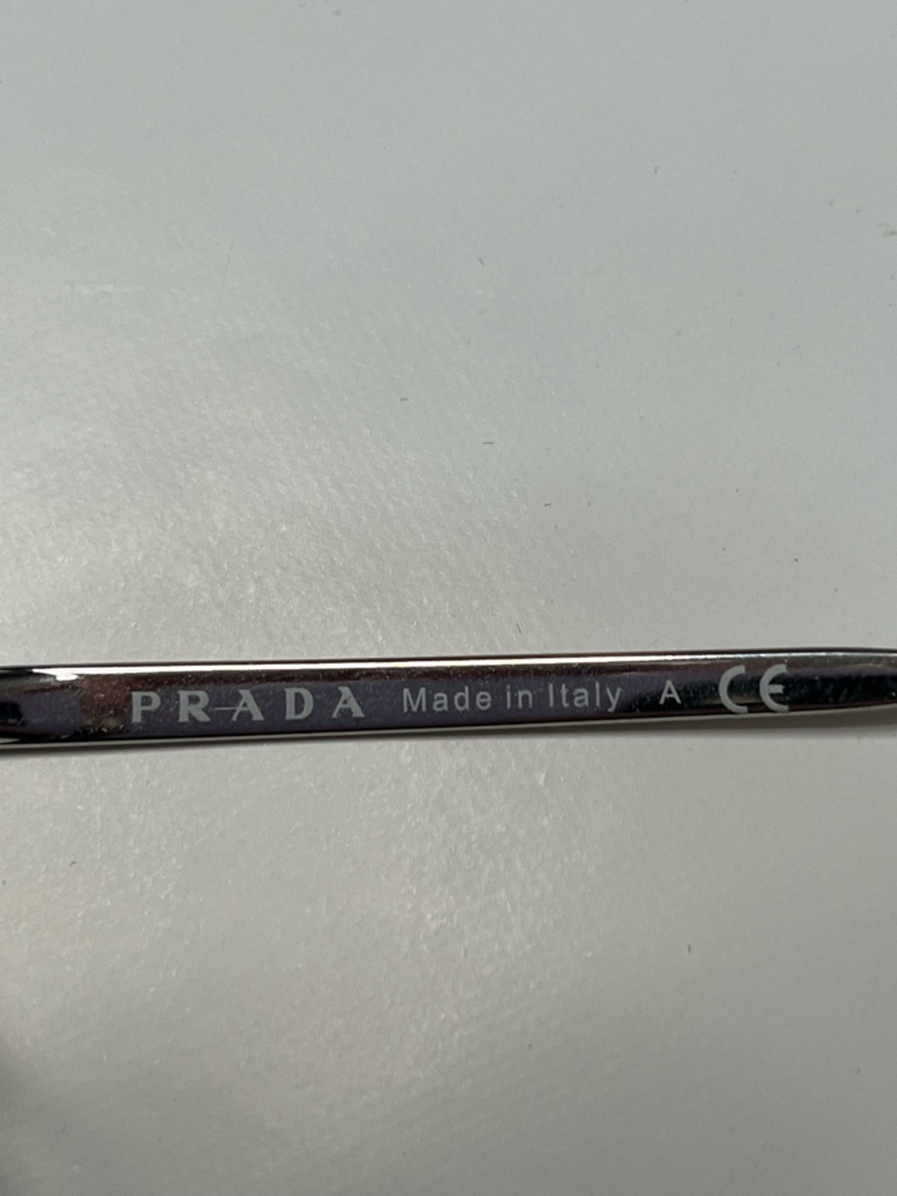 PRADA Silver Mirrored Lens Sunglasses - Picture 4 of 5